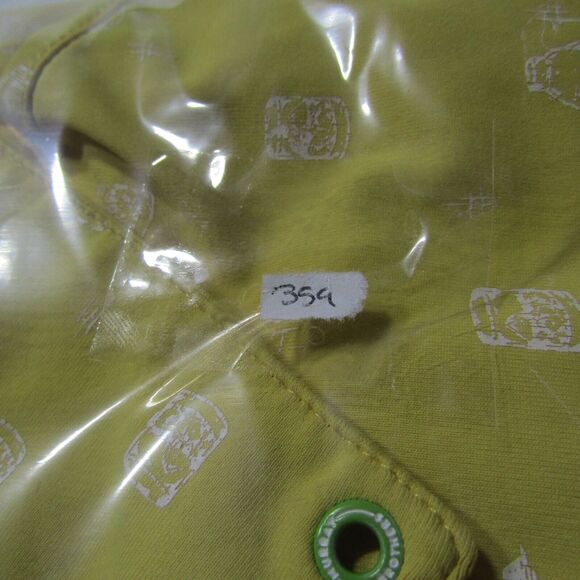 William Murray Polo Shirt Mens M Yellow Off The Rocks Print Stretch BReathable - Picture 12 of 13